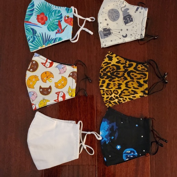 Washable Face mask Cotton 100% Buy 3 free 1 hand made USA - Picture 8 of 9